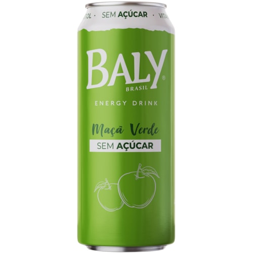 Enegético Baly Sem Açúcar Maçã Verde 473ml