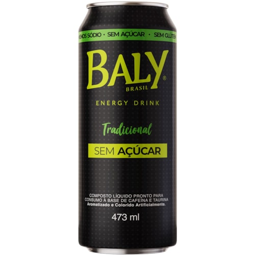 Enegético Baly Sem Açúcar Tradicional 473ml