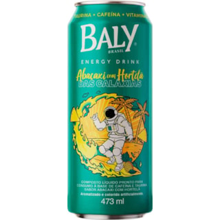 Energético Baly Sabor Abacaxi e Hortelã Lata 473ml