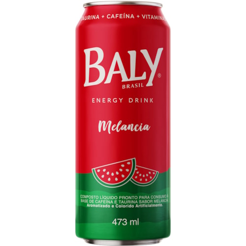 Energético Baly Sabor Melancia Lata 473ml