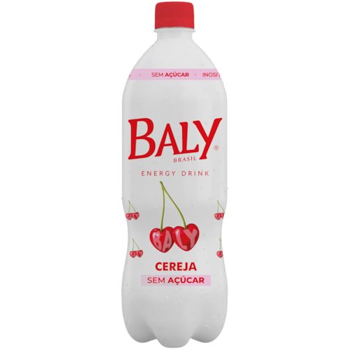 Energético Baly Sem Açúcar Sabor Cereja 1L