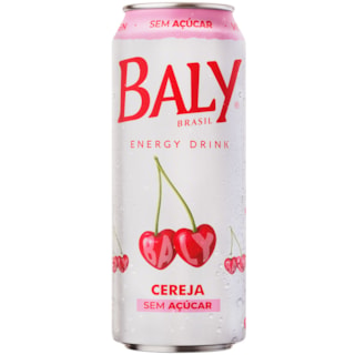 Energético Baly Sem Açúcar Sabor Cereja Lata 473ml