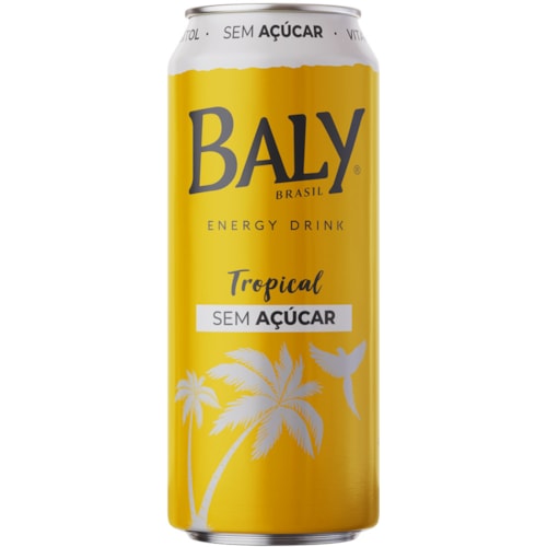 Energético Baly Sem Açúcar Sabor Tropical 473ml