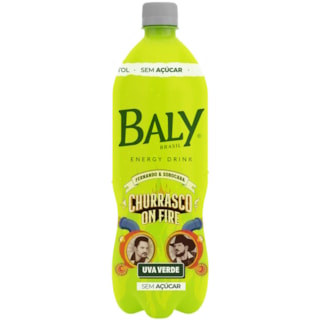Energético Baly Sem Açúcar Sabor Uva 1L