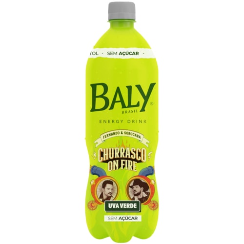 Energético Baly Sem Açúcar Sabor Uva 1L