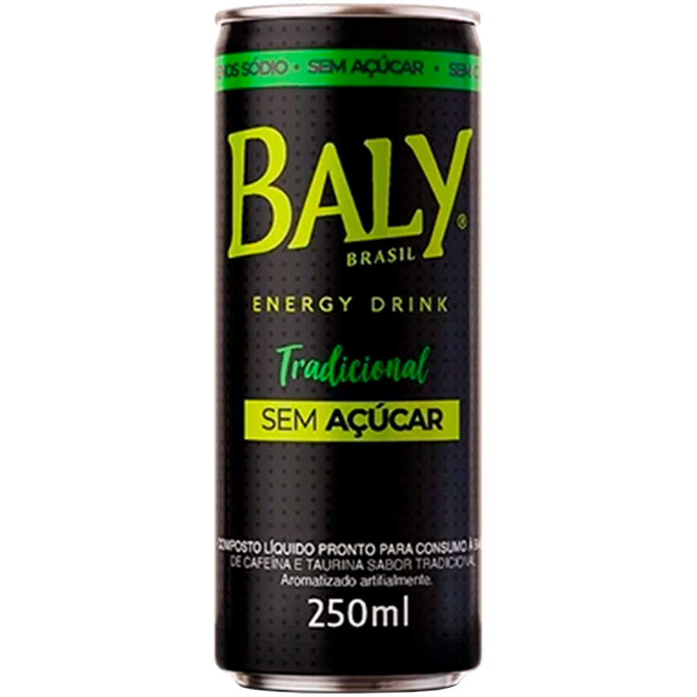 Energético Baly Tradicional Zero Açúcar Lata 250ml - Destro