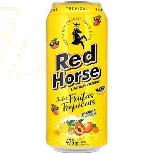 Energético Red Horse Frutas Tropicais 473ml