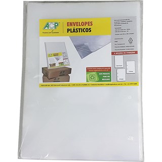 Envelope ACP Plástico 4 Furos 20Un