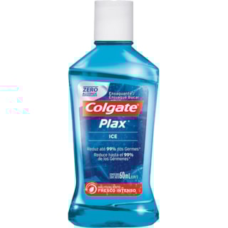 Enxaguante Bucal Antisséptico Colgate Plax Ice 60ml