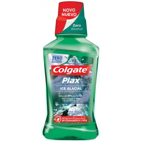 Enxaguante Bucal Antisséptico Colgate Plax Ice Glacial 250ml
