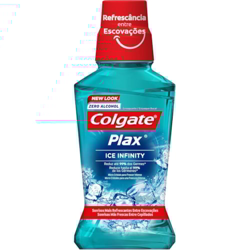 Enxaguante Bucal Antisséptico Colgate Plax Ice Infinity 250ml