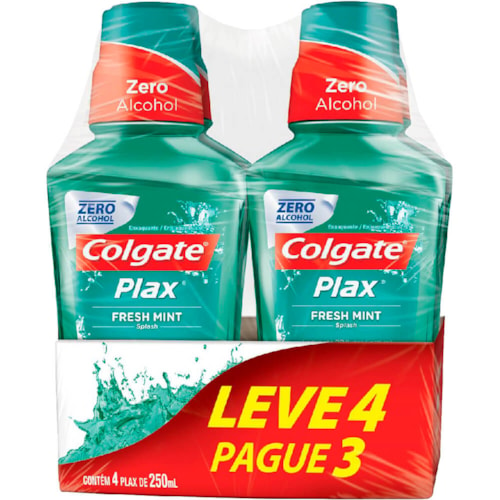 Enxaguante Bucal Colgate Plax Fresh Mint 250ml