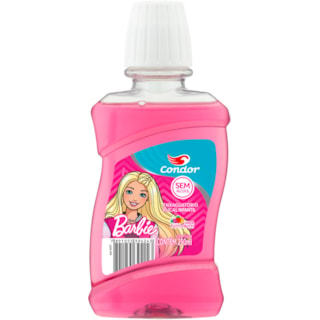 Enxaguante Bucal Condor Barbie Sabor Tutti Frutti 250ml