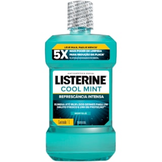 Enxaguante Bucal Listerine Cool Mint Refrescância Intensa 1L
