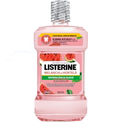 Enxaguante Bucal Listerine Melancia Zero Álcool 1L