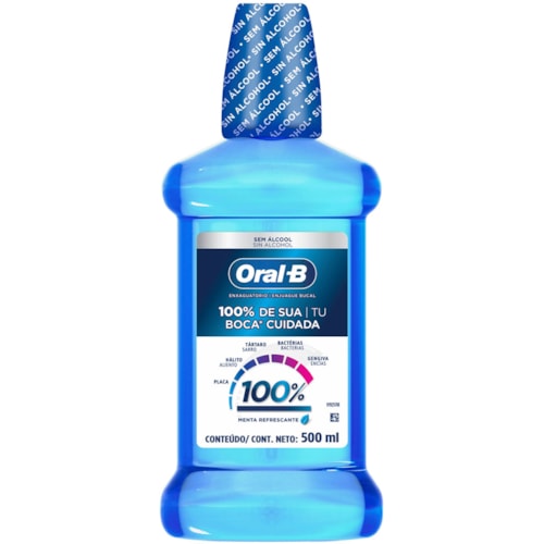 Enxaguante Bucal Oral-B Menta Refrescante 500ml