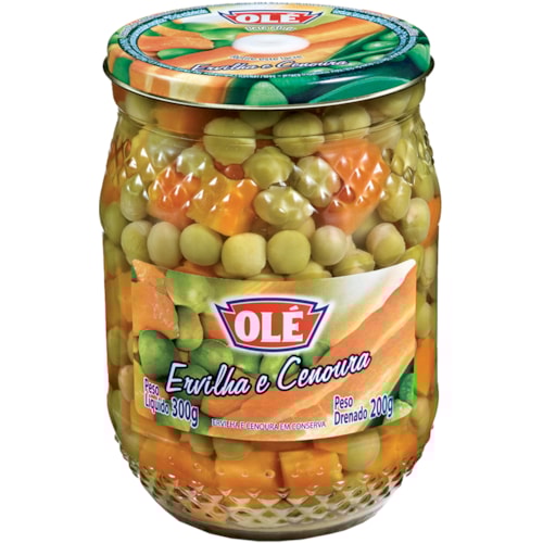Ervilha e Cenoura Olé Em Conserva 170g