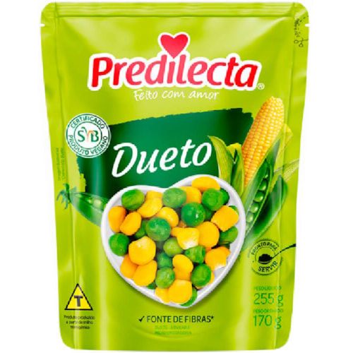 Ervilha e Milho Predilecta Sachet 170g