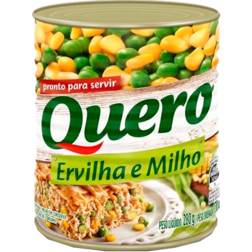 Ervilha e Milho Verde Quero Lata 170g