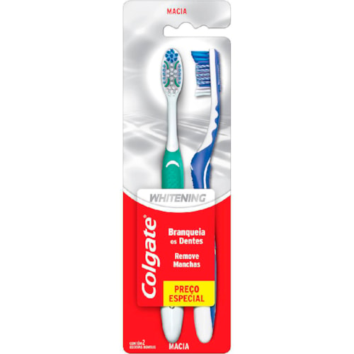 Escova de Dente Colgate Whitening 2x1