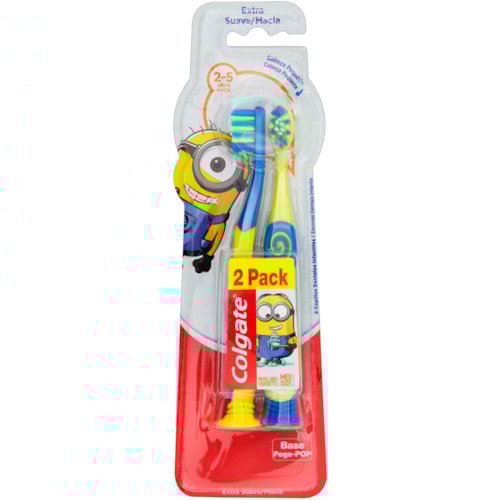 Escova de Dentes Colgate Minions 2 a 5 Anos 2Un