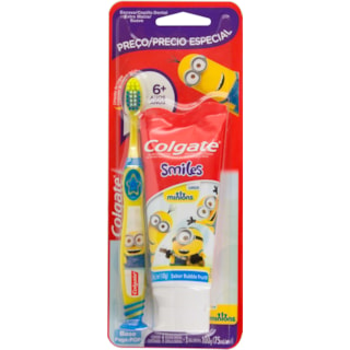 Escova de Dentes Colgate Minions + Gel Dental 100g