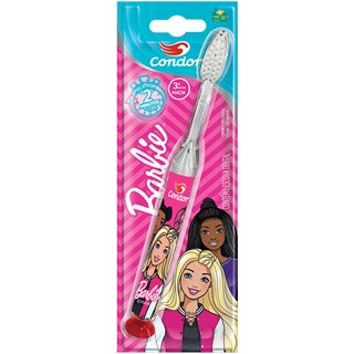 Escova de Dentes Condor Barbie Com Led