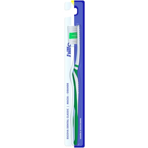 Escova de Dentes Hillo Classic Adulto Cerdas Macias
