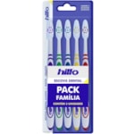 Escova de Dentes Hillo Pack Família 5Un