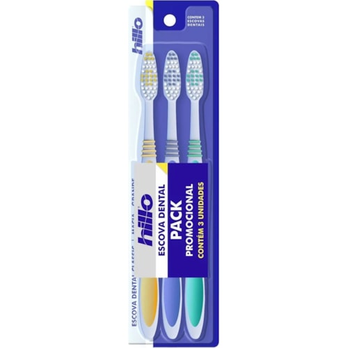 Escova de Dentes Hillo Pack Promo 3Un