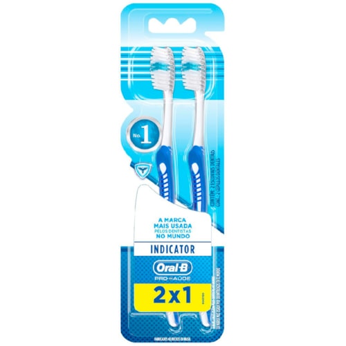 Escova de Dentes Oral-B Indicator Plus 30 leve 2 e pague 1