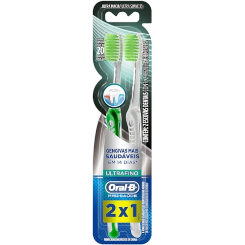 Escova de Dentes Oral B Ultrafino 2Un