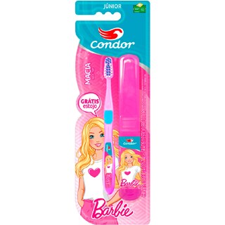 Escova Dental Condor Barbie Com Estojo