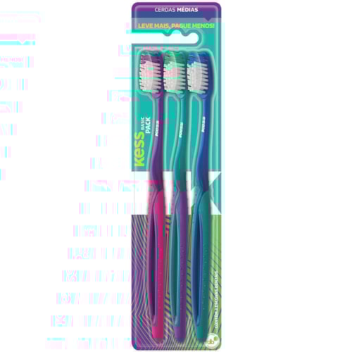 Escova Dental Kess Leve 3 e Pague 2