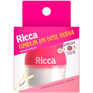 Escova Facial Ricca 2 em 1