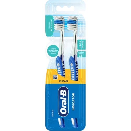 Escovas de Dentes Oral-B Indicator Plus 35 2Un