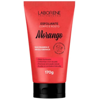 Esfoliante Corpo e Rosto Laborene Morango 170g