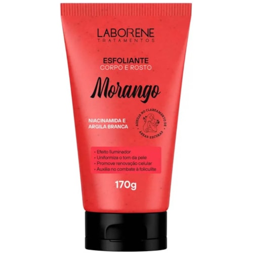 Esfoliante Corpo e Rosto Laborene Morango 170g