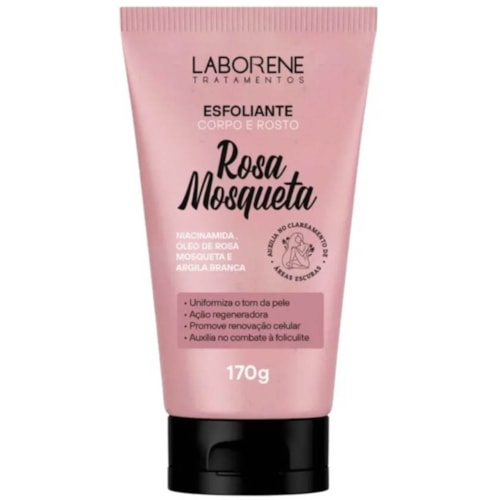 Esfoliante Corpo e Rosto Laborene Rosa Mosqueta 170g