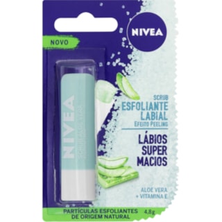 Esfoliante Labial Nivea Scrub Aloe Vera 4,8g