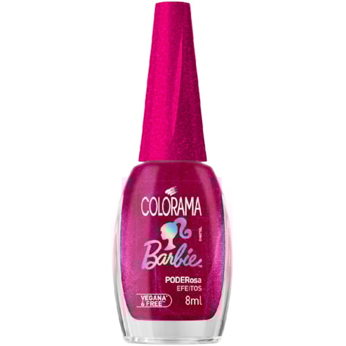 Esmalte Colorama Barbie Poderosa Cintilante 8ml