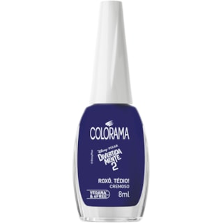 Esmalte Colorama Divertidamente 2 Roxô, Tédio Cremoso 8ml