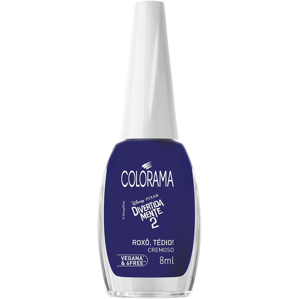 Esmalte Colorama Divertidamente 2 Roxô, Tédio Cremoso 8ml - Destro