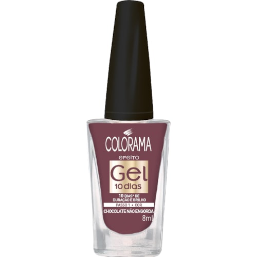 Esmalte Colorama Efeito Gel Chocolate Não Engorda 8ml