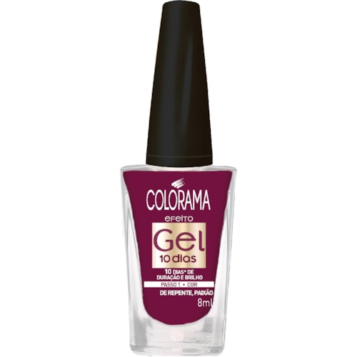 Esmalte Colorama Efeito Gel De Repente Paixão 8ml