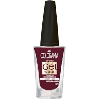 Esmalte Colorama Efeito Gel Na Dúvida Vinho 8ml
