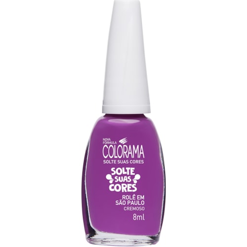 Esmalte Colorama Rolê Em São Paulo Cremoso 8ml