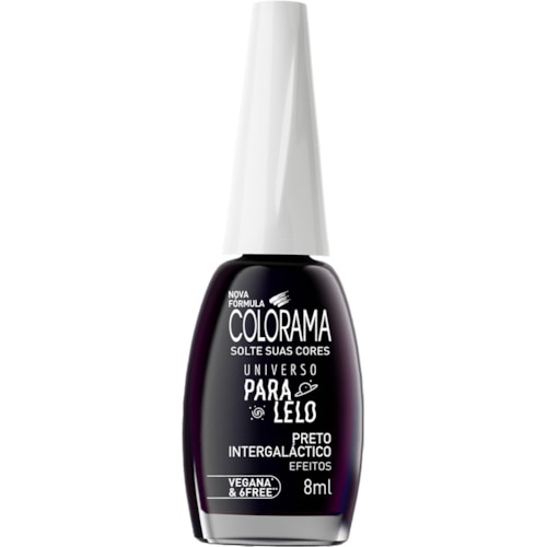 Esmalte Colorama Universo Paralelo Cremoso Preto Intergaláctico 8ml