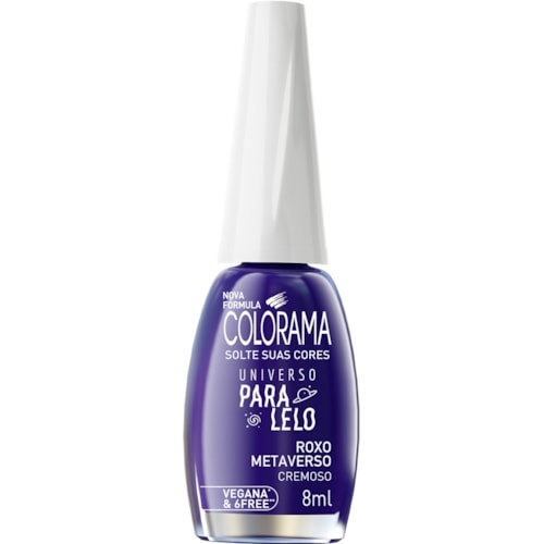 Esmalte Colorama Universo Paralelo Cremoso Roxo Metaverso 8ml