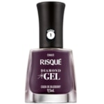 Esmalte Cremoso Risqué Diamond Gel Calda De Blueberry 9,5ml